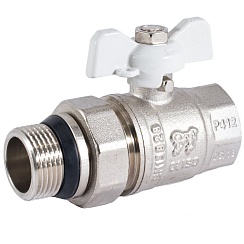 Кран шар. америк. (бабочка) 3/4 PF STANDARD упл. рез.  PF UBV 325 UR